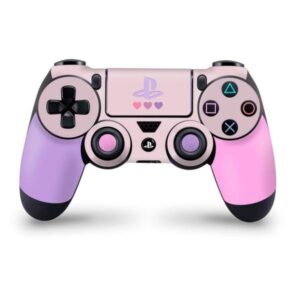 PS4 Wireless Controller - Pink & Purple Skin 40% off