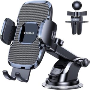 TORRAS Car Phone Mount - 2 in 1 Dashboard + AC Vent 50% off