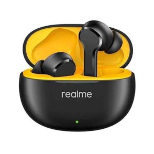 realme Buds T100 - Black with Yellow Case